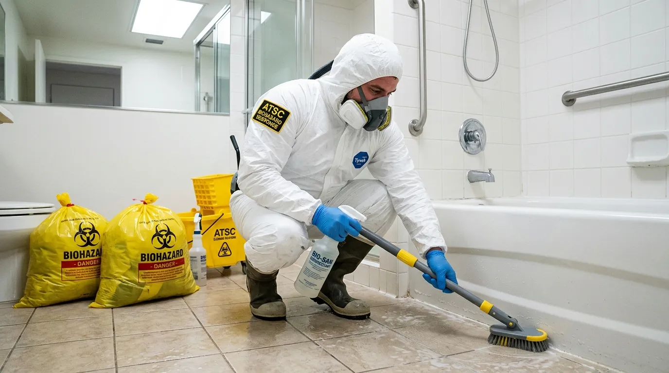 Decontamination equipment deployed for Blood Cleanup in Snyderville